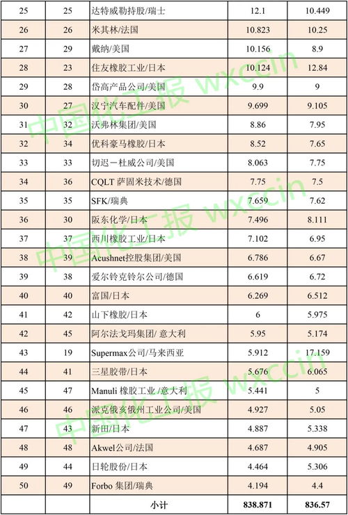 我國兩家企業(yè)躋身全球非輪胎橡膠制品50強，信用評級服務彰顯企業(yè)實力